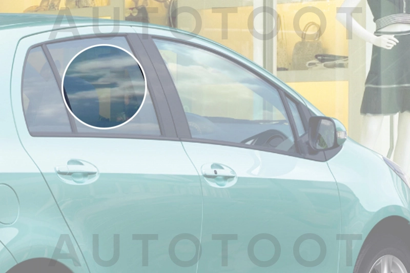 Стекло заднее правое опускное -  для TOYOTA VITZ, TOYOTA YARIS