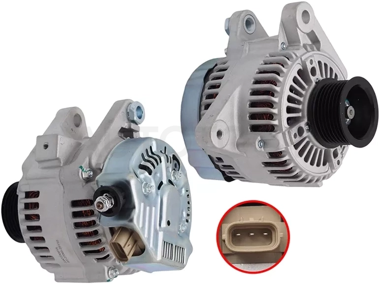 Генератор TOYOTA AVENSIS 00-03/CAMRY 01-06/RAV4 00-05 1/2AZ-FSE 12V 100A (восстановлен)