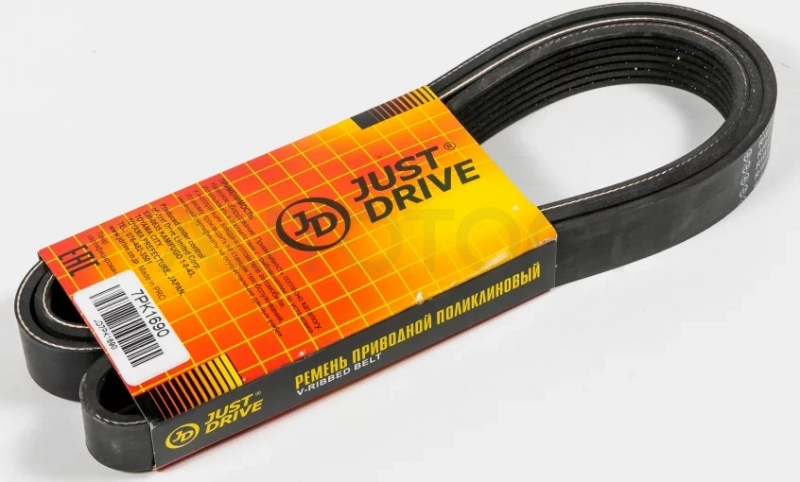 Ремень поликлиновый JD - Артикул 7PK1690 - Производитель Just Drive - Фото, Отзывы, Цены
