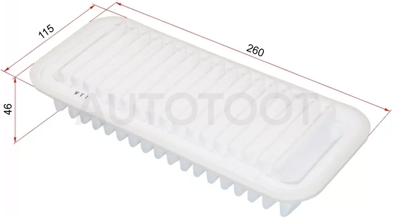 Фильтр воздушный TOYOTA AYGO 1KRFE/BELTA 1KR/2SZ 05-14/PASSO 1KR 04-/PLATZ 1SZ 99-05/YARIS 1KR/1SZ/2