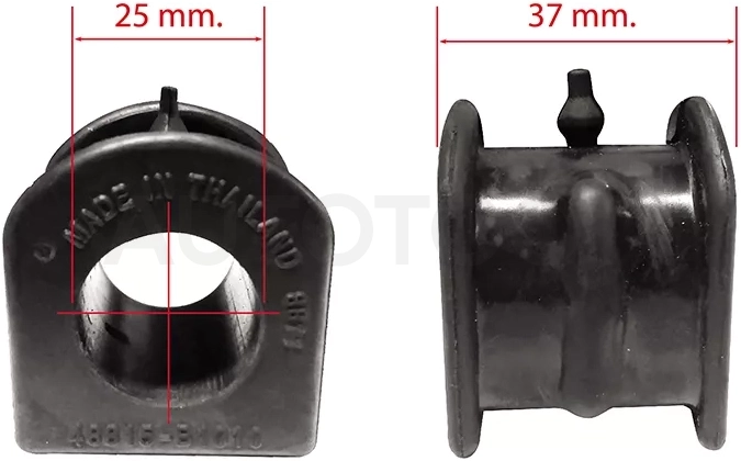 Втулка стабилизатора Toyota Passo 04-10 / Daihatsu Boon 04-10 (Перед/ 25.00)