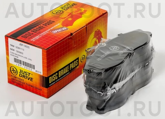 Колодки тормозные дисковые передние GDB1113 - Артикул JBP0655 - Производитель Just Drive - Фото, Отзывы, Цены