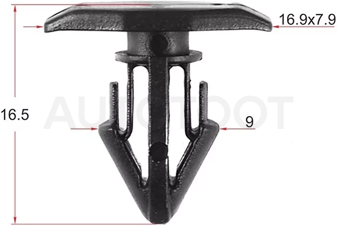 Клипса фиксатор TOYOTA/LEXUS (Продажа по 10шт)