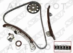 Комплект цепи ГРМ TOYOTA 2NZ-FE -TKTY290A Sat для TOYOTA VITZ, TOYOTA YARIS, TOYOTA IST, TOYOTA BB, TOYOTA PROBOX, TOYOTA FUN CARGO, TOYOTA COROLLA