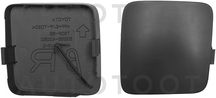 Заглушка в бампер под крюк левая -STTYY3000C2 Sat для TOYOTA RAV4