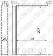 Радиатор отопителя толщина 26 -STTY383950 Sat для LEXUS LX470, TOYOTA CAMRY, TOYOTA LAND CRUISER, TOYOTA IPSUM