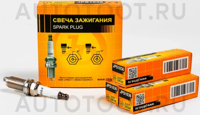 Свеча зажигания /LFR6C11/K20HRU11 - Артикул JPS1036 - Производитель Just Drive - Фото, Отзывы, Цены