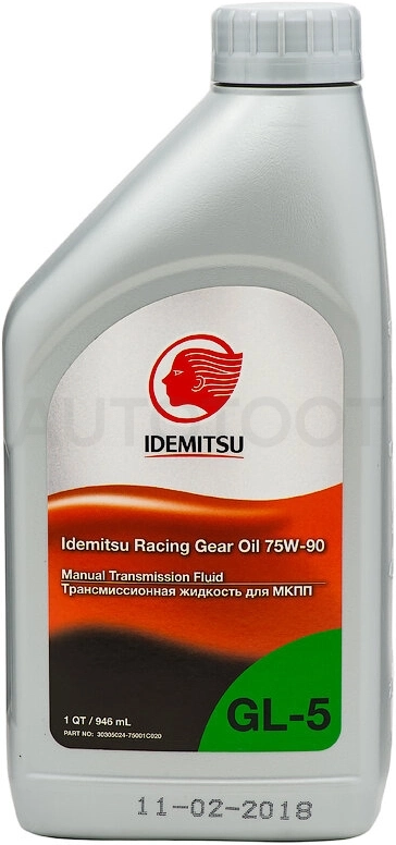 Масло трансмиссионное Idemitsu Racing GL-5 75W-90 1л