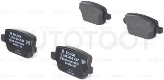 Колодки тормозные задние TRW -ST1566234 Sat для FORD MONDEO, FORD FOCUS