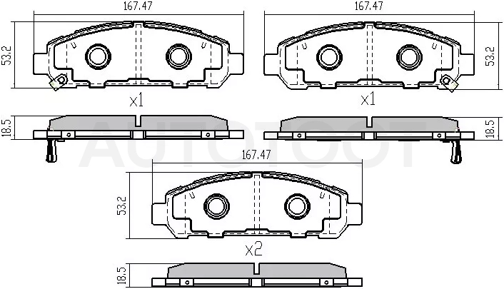 Колодки тормозные (Спереди) Toyota Venza 08 - Артикул ST044650T010 - Производитель Sat - Фото, Отзывы, Цены