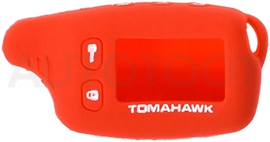TOMAHAWK Чехол на сигнализацию TOMAHAWK TW9010, 9020, 9030 силиконовый SW Красный