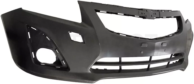 Бампер передний Chevrolet Cruze 12-15 (Под ПТФ/ С отверстием под крюк)