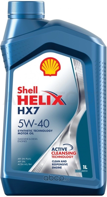 Масло моторное полусинтетическое Shel Helix HX7 SN+ 5W-40 1л - Артикул 550051496 - Производитель SHELL - Фото, Отзывы, Цены
