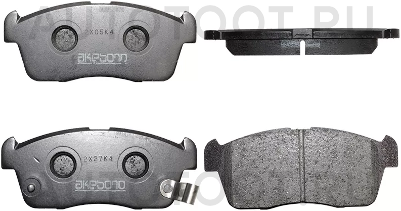 Колодки тормозные (Спереди) Chevrolet Cruze 01-08 / Suzuki Solio 05-20 - Артикул AN661WK - Производитель Akebono - Фото, Отзывы, Цены