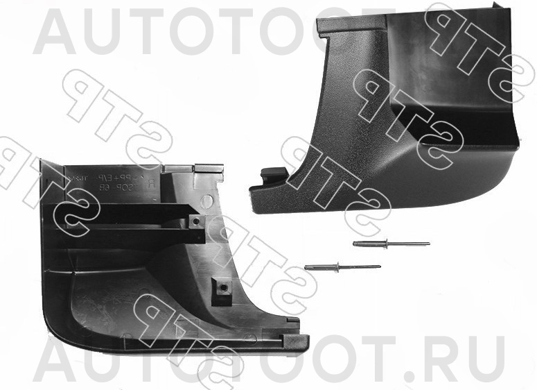 Накладка порога задняя левая -  для TOYOTA LAND CRUISER