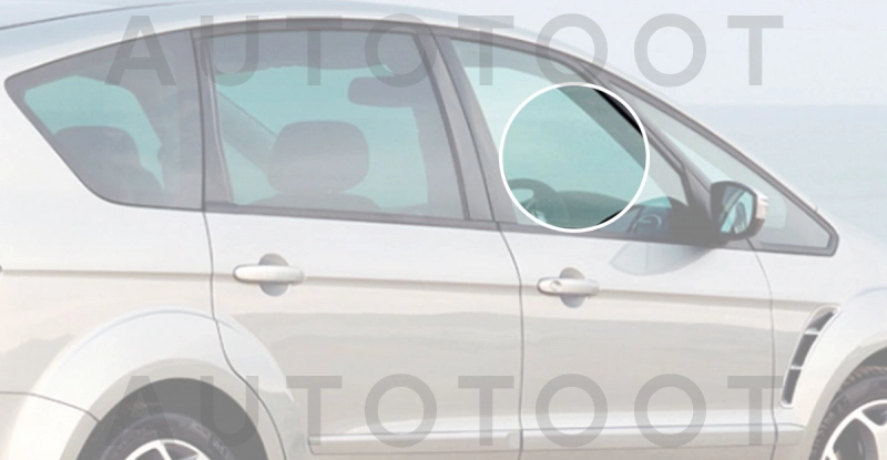 Стекло переднее правое опускное -  для FORD S-MAX