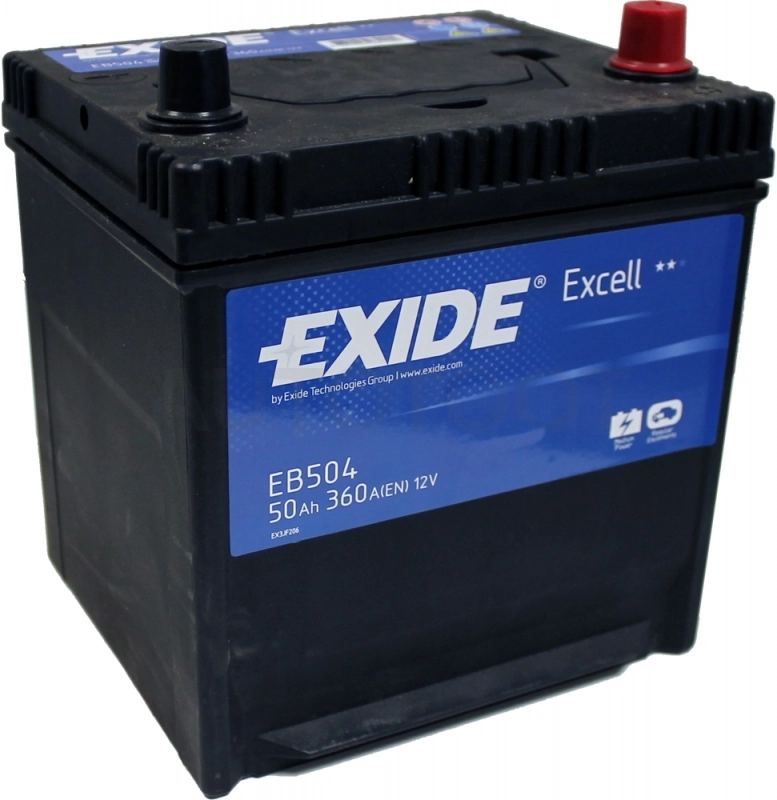 Аккумулятор EXIDE 50Ah 360A обратная полярность(-+)