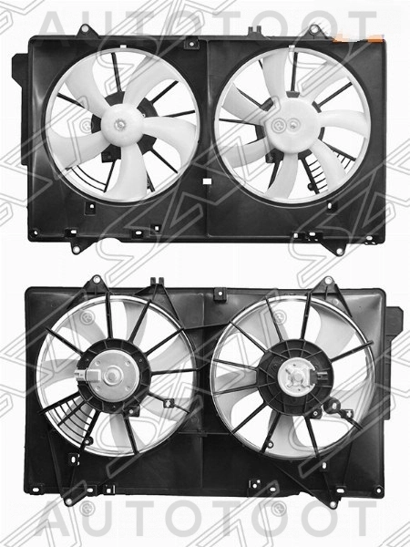 Диффузор радиатора в сборе -STMZX52010 Sat для MAZDA CX-5