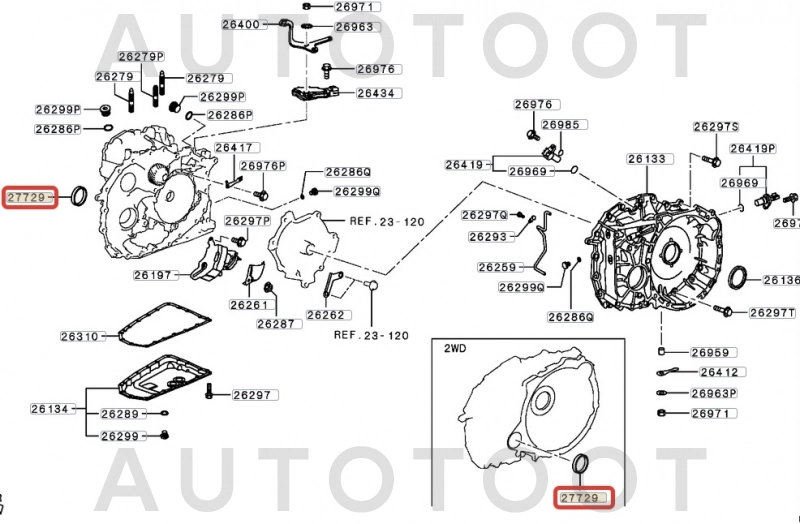 Сальник привода -N2283 Musashi для MITSUBISHI LANCER, MITSUBISHI OUTLANDER