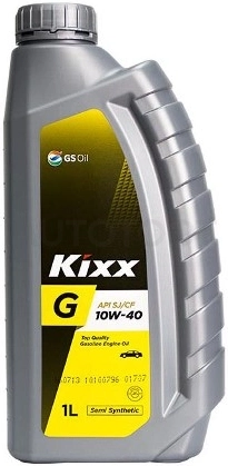 10W-40 KIXX G Масло моторное полусинтетика 1л (GOLD 10W-40) SL
