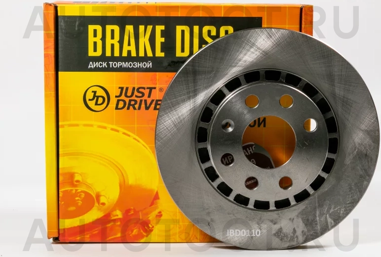 Диск тормозной передний DF1625 (255,8x23,85) - Артикул JBD0110 - Производитель Just Drive - Фото, Отзывы, Цены