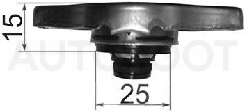 Крышка радиатора охлаждения 0.9 -KHC30 Japanparts для TOYOTA ALLEX, TOYOTA ALLION, TOYOTA ALPHARD, TOYOTA ALTEZZA, TOYOTA AURIS, TOYOTA AVENSIS, TOYOTA BB, TOYOTA BELTA, TOYOTA CALDINA, TOYOTA CAMI, T