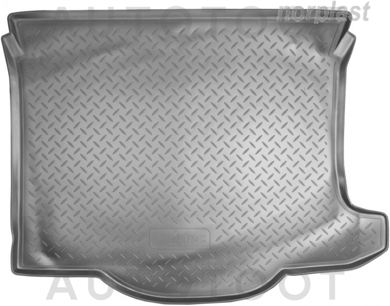 Коврик в багажник NORPLAST, черный, полиуретан, седан -  для MAZDA 3 (AXELA)