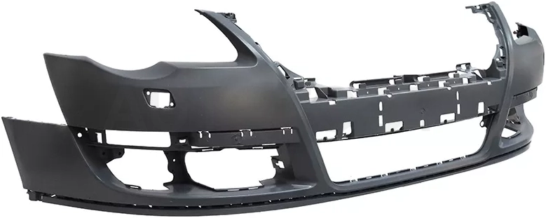 Бампер передний Volkswagen Passat 05-11 (Под омыватели фар)