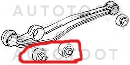 Сайлентблок переднего продольного рычага передний (80/105) -PSE1837 Patron для TOYOTA LAND CRUISER, LEXUS LX470