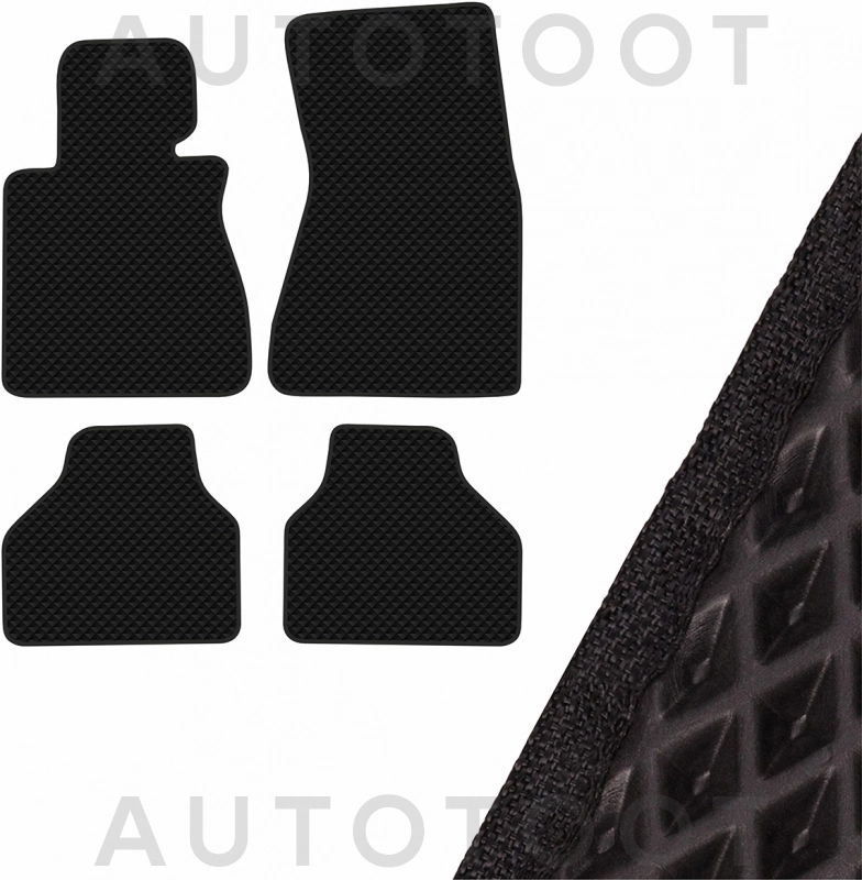 Коврик салона 4 штуки EVA Черный -  для BMW 7SERIES