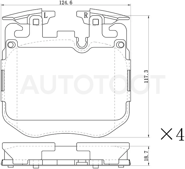 Колодки тормозные (Спереди) BMW 3-Series 18- / 5-Series 16-24 - Артикул ST280010 - Производитель Sat - Фото, Отзывы, Цены