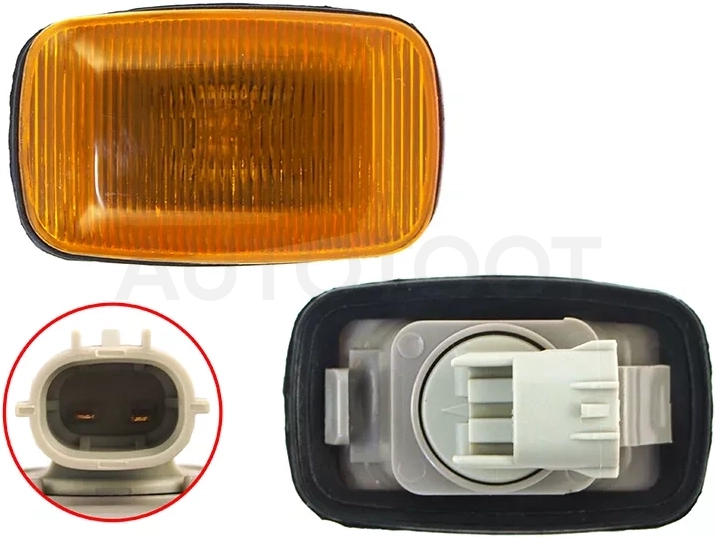 Поворот Toyota Camry Europe/Russia (XV10) 91-96 / Land Cruiser 98-07 (Справа=Слева/ жёлтый)