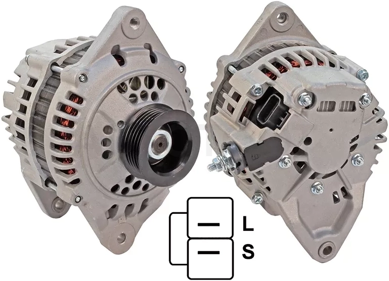 Генератор SUBARU IMPREZA/LEGACY/OUTBACK 1.6-2.5 92-98 EJ16E/EJ20/EJ25 12V 85A