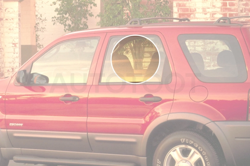 Стекло заднее левое опускное -  для MAZDA TRIBUTE, FORD ESCAPE, FORD MAVERICK