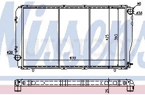Радиатор охлаждения MT 2L (turbo)