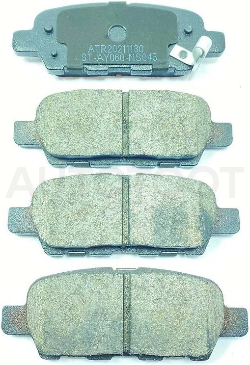 Колодки тормозные задние -STAY060NS045 Sat для NISSAN MURANO, NISSAN QASHQAI, NISSAN TIIDA, NISSAN X-TRAIL, RENAULT KOLEOS, NISSAN BLUEBIRD SYLPHY, NISSAN SKYLINE, NISSAN STAGEA, NISSAN PRESAGE, NISSA