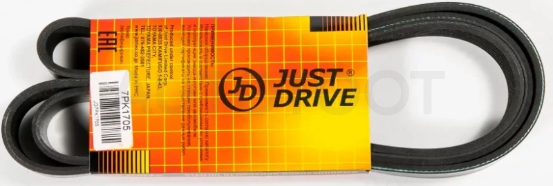 Ремень поликлиновый JD - Артикул 7PK1705 - Производитель Just Drive - Фото, Отзывы, Цены