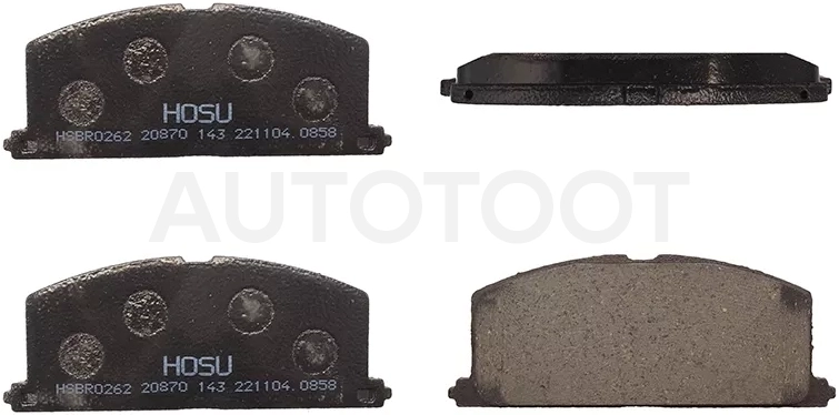 Колодки тормозные (Спереди) Toyota Caldina (T190) 92-02 / Camry Japan 82-92