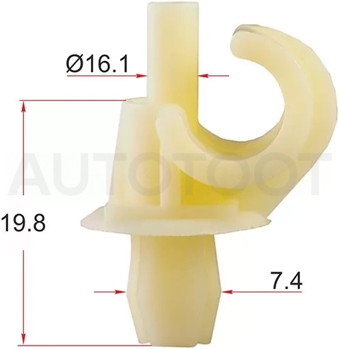 Клипса упора капота VAG (1 шт.)