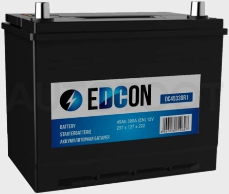 Аккумулятор EDCON 45Ah 300A обратная полярность(-+)