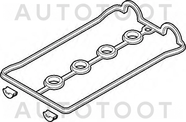 Прокладка клапанной крышки -174251 Elring для CHEVROLET LACETTI