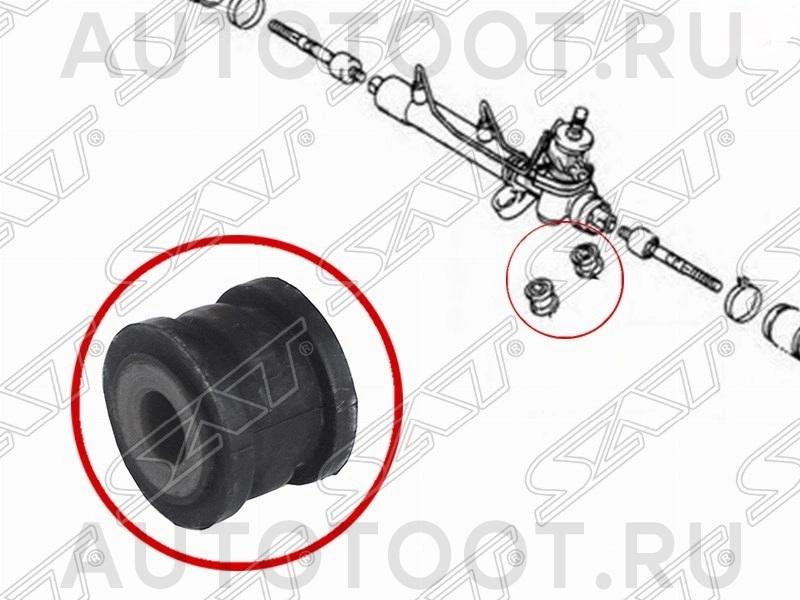 Сайлентблок рулевой рейки D30 -ST4551605020B Sat для TOYOTA AVENSIS, TOYOTA CARINA E, TOYOTA CORONA, TOYOTA CORONA PREMIO