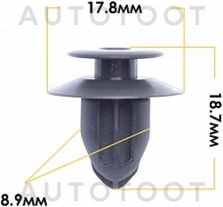 Клипса 67771-16170 -KJ349 Masuma для TOYOTA AVENSIS