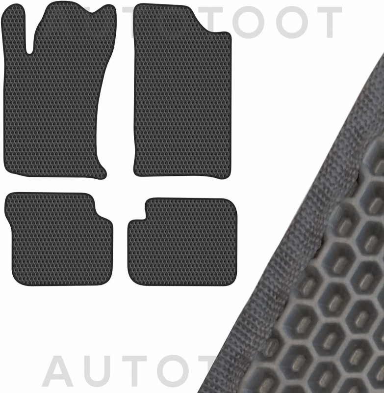 Коврик салона 4 штуки EVA Серый левый руль -  для TOYOTA AVENSIS