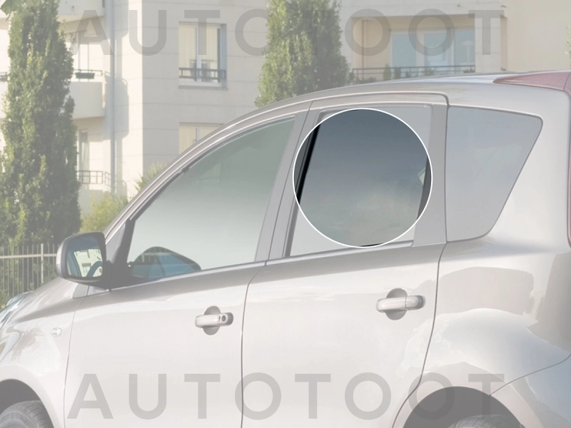 Стекло заднее левое опускное -  для NISSAN NOTE