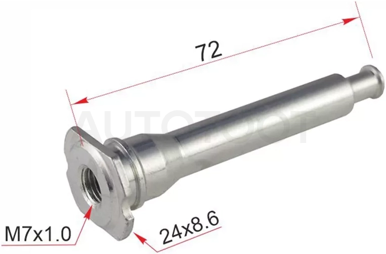 Направляющая суппорта FR NISSAN SERENA C24/TERANO R50/PATHFAINDER R50/RNESSA N30