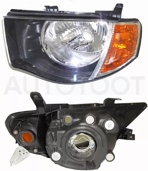 Фара Mitsubishi L200 07-14 / Triton 06-11 (Слева/ Галоген/ Ручная регулировка)