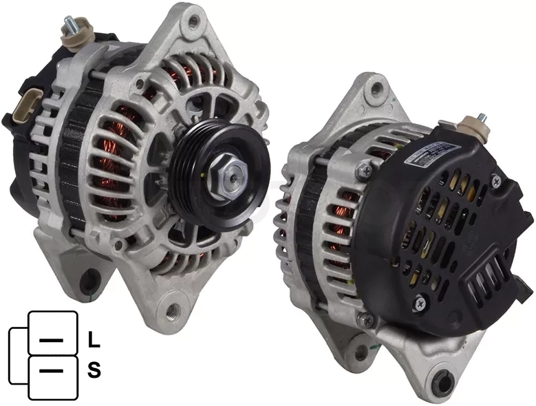 Генератор KIA RIO 00-05/SEPHIA/SHUMA 01-04/SPECTRA 1.6 12V 80A 01-11 D4BB
