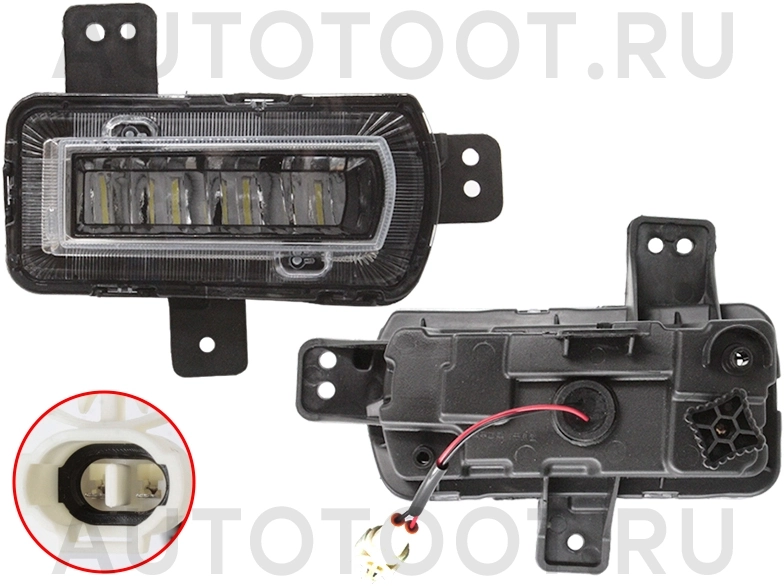 Фара противотуманная правая -ST20GLCRR Sat для GEELY COOLRAY