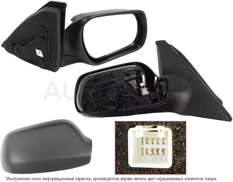 Зеркало Mazda 3 03-09 / Axela 03-09 (Справа/ Регулировка/ 3 контакта) - Артикул STMZV79401 - Производитель Sat - Фото, Отзывы, Цены